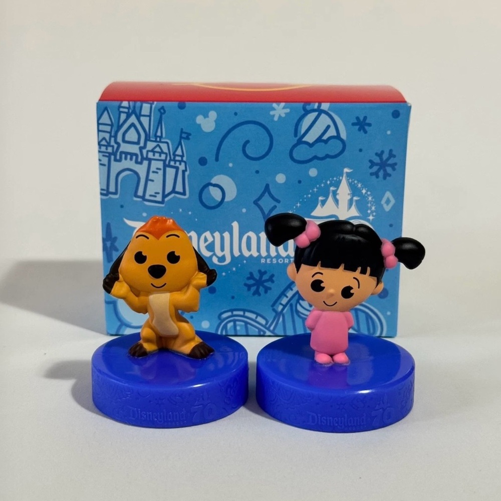 2025 McDonald’s Disneyland 70th Anniversary Happy Meal Toys - Timon and Boo